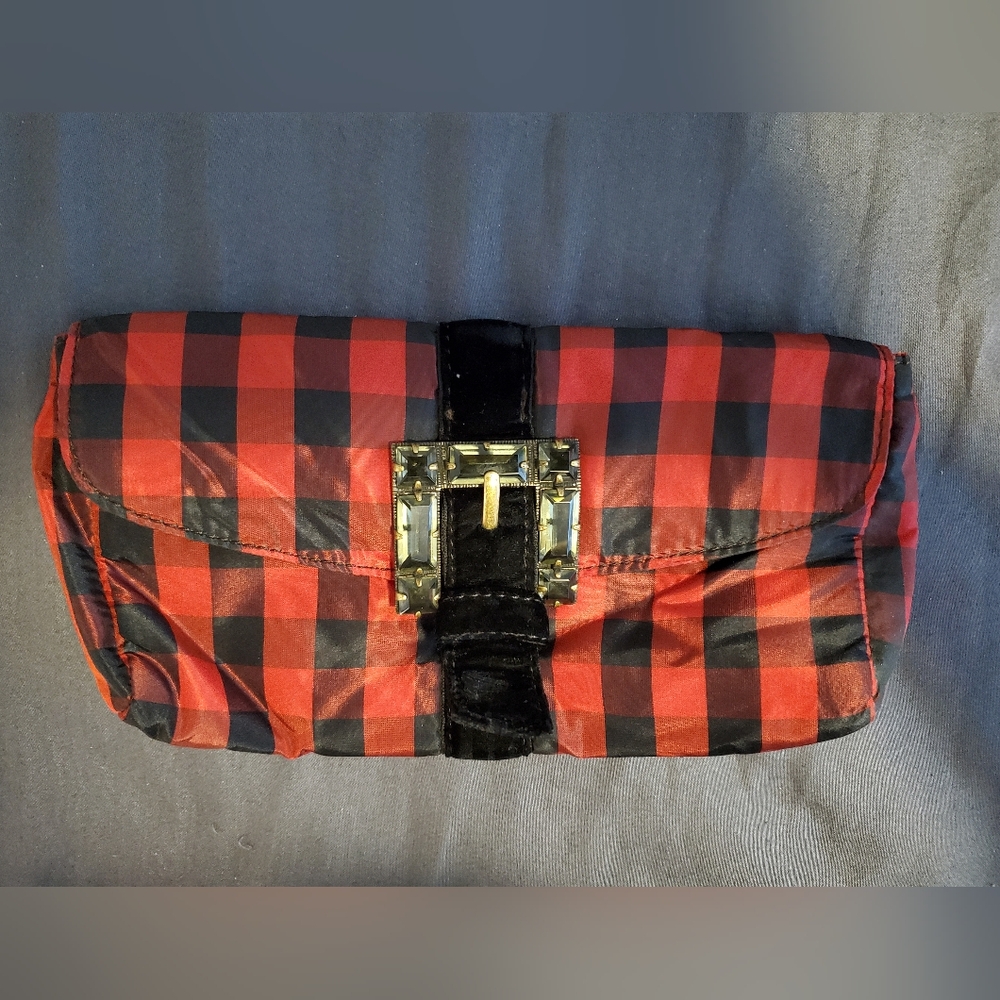 Plaid clutch